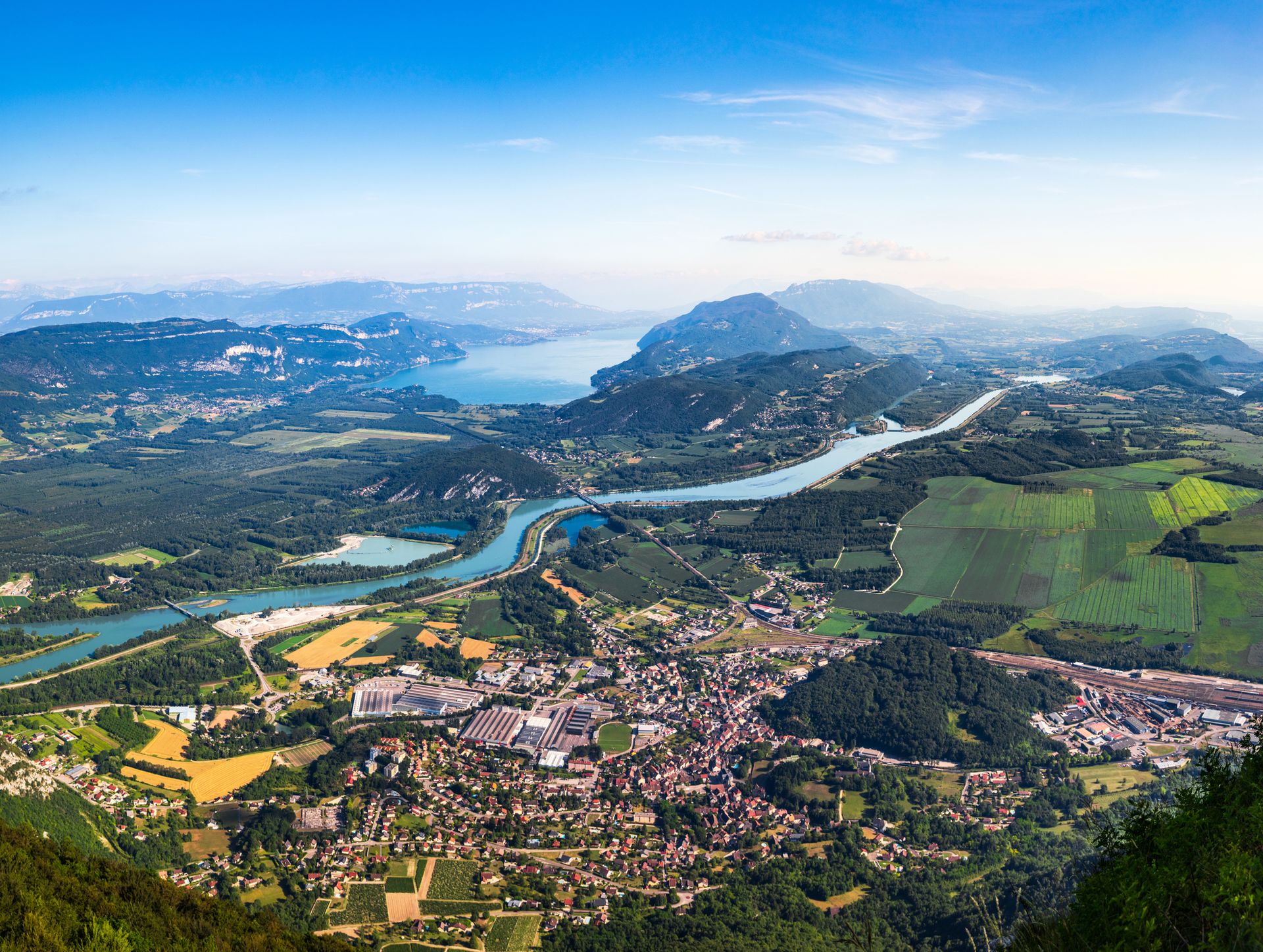 Montagnes du Bugey, dans le département de l'Ain Auvergne-Rhône-Alpe