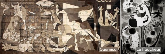 Guernica Picasso - Le Faucheur Miro