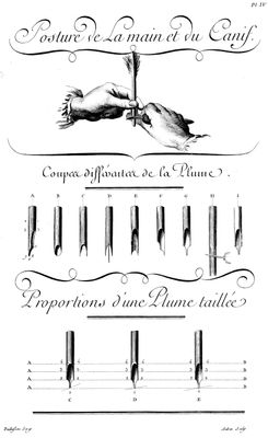 Ecriture-TaillePlume-Encyclopedie