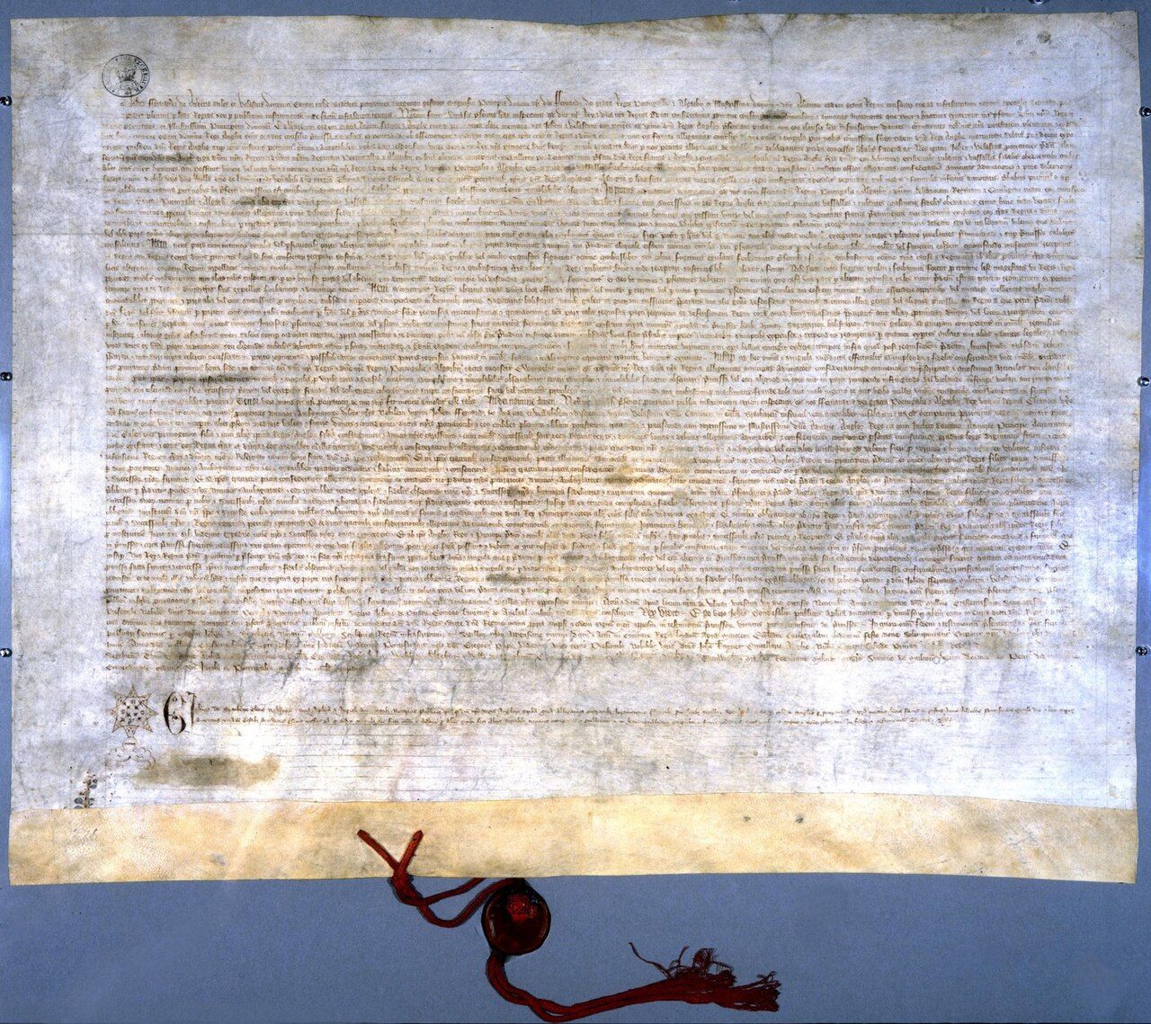 Traité d’alliance entre le roi Édouard III d’Angleterre et Ferdinand Ier de Portugal