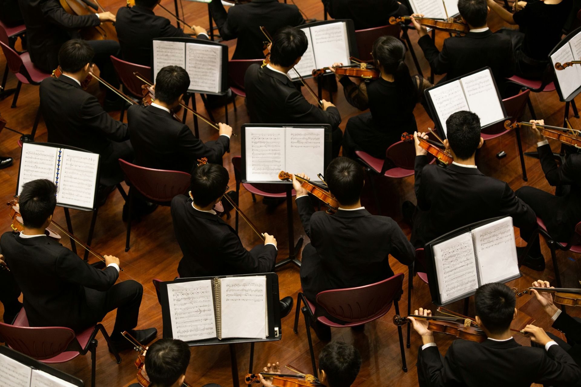 Les coulisses d'un orchestre