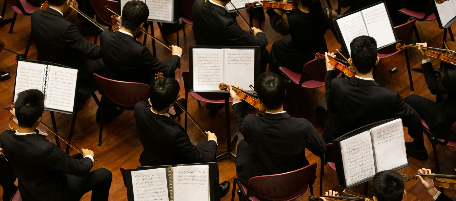 Les coulisses d'un orchestre