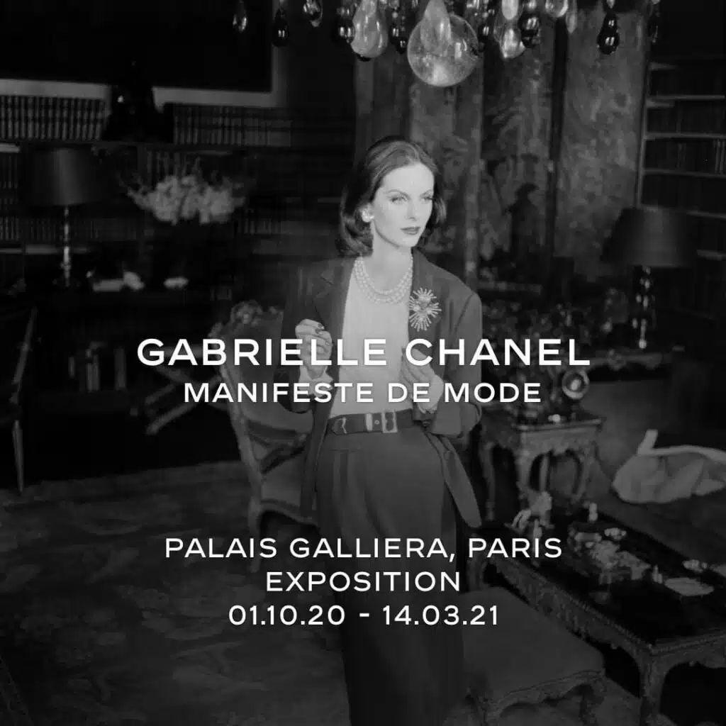 Présentation de l'exposition « Gabrielle Chanel. Manifeste de mode » au palais Galliera