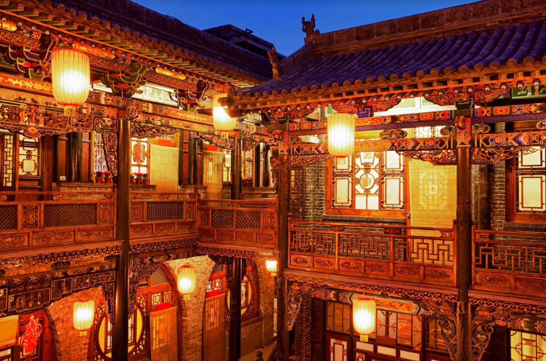 Cour Pingyao - Chine