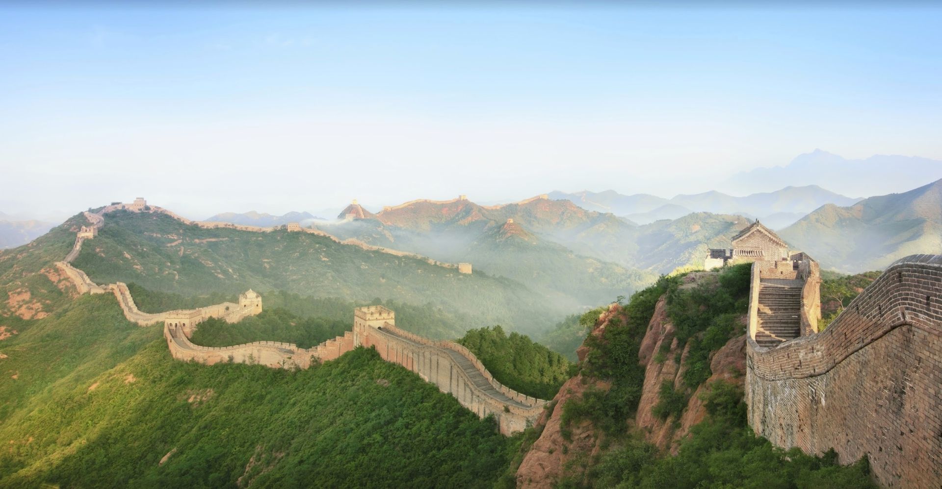 Panorama Grande Muraille de Chine - Chine ©Thinkstock