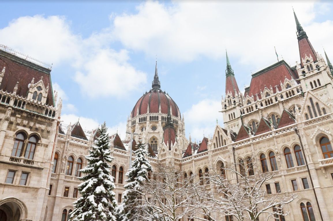 Façade du Parlement, Budapest - Hongrie