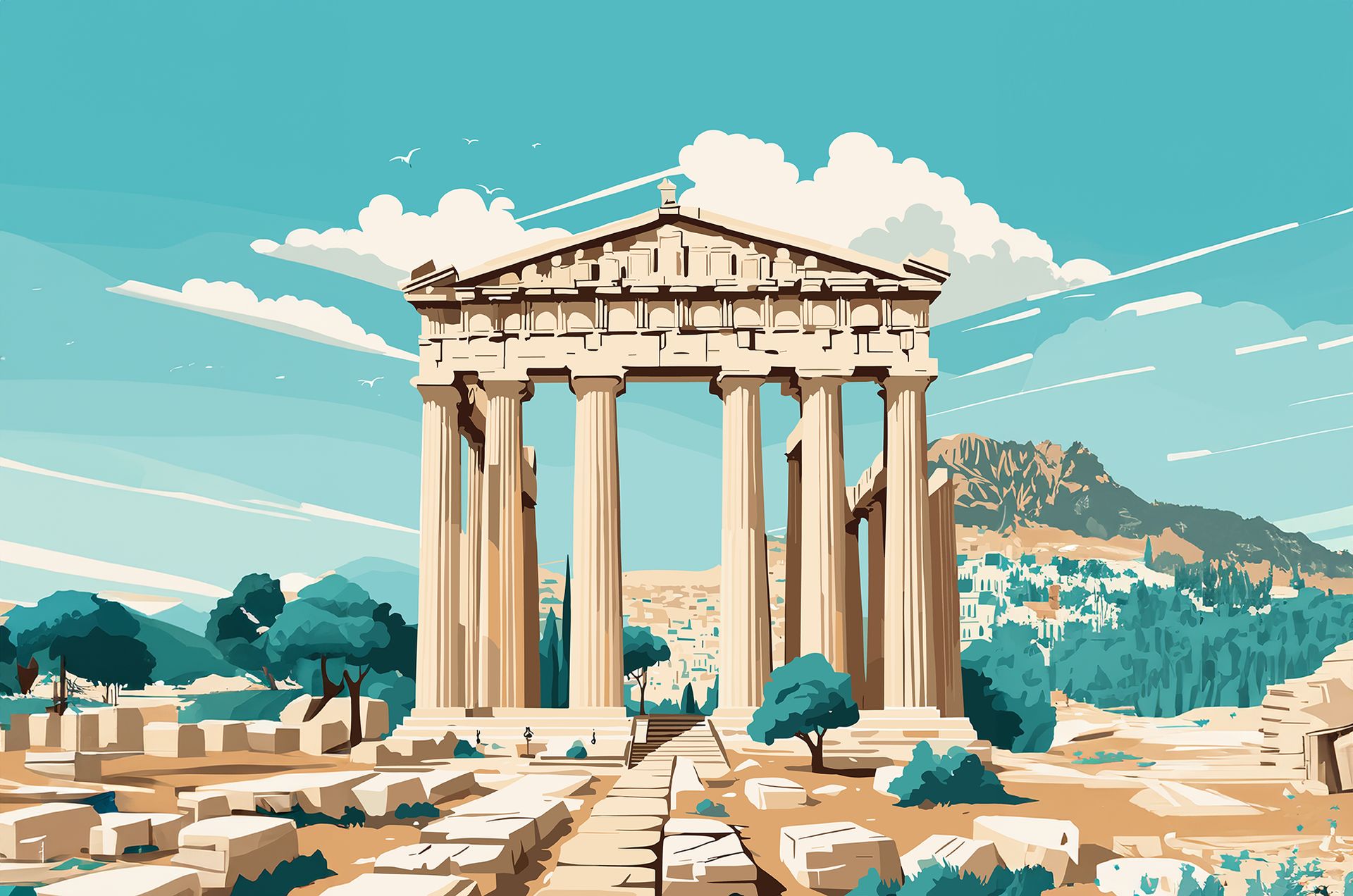 Parthénon, Athènes