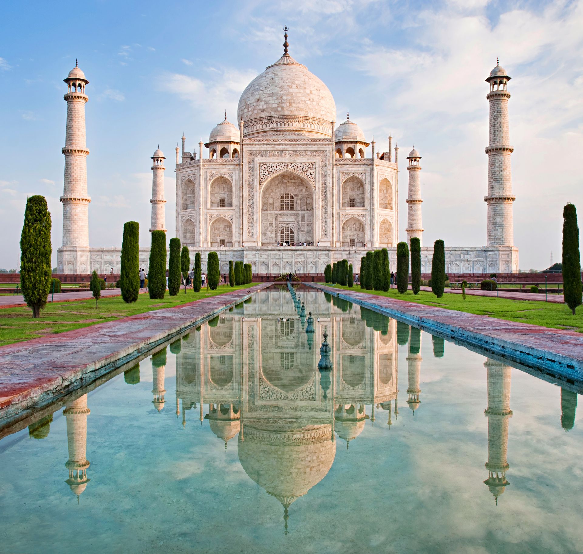 Le Taj Mahal à Agra - Inde ©iStock