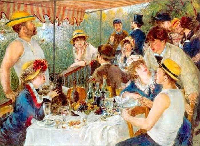 Le "Déjeuner des canotiers" d'Auguste Renoir
