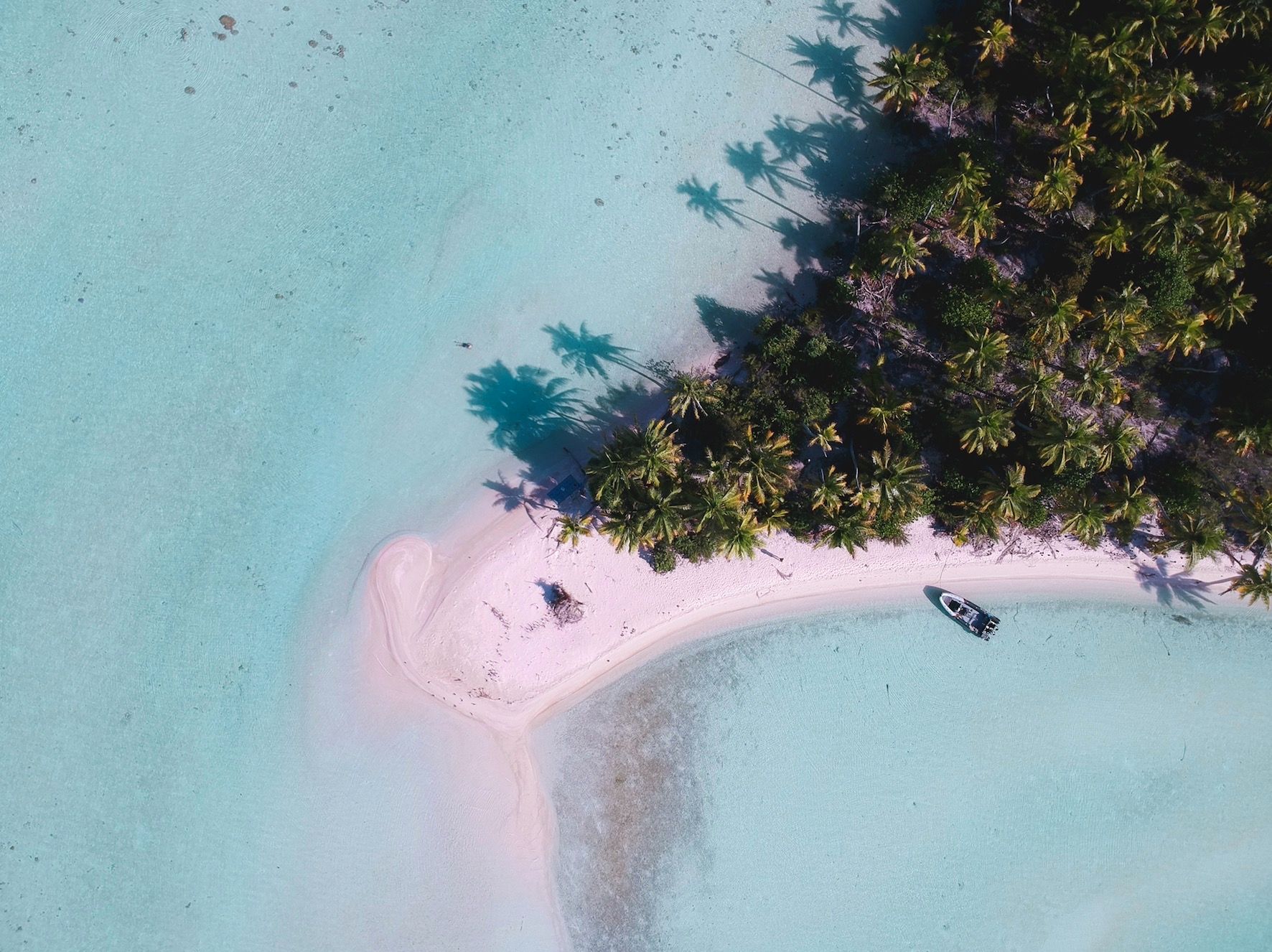Vue aérienne, Fakarava - Polynésie