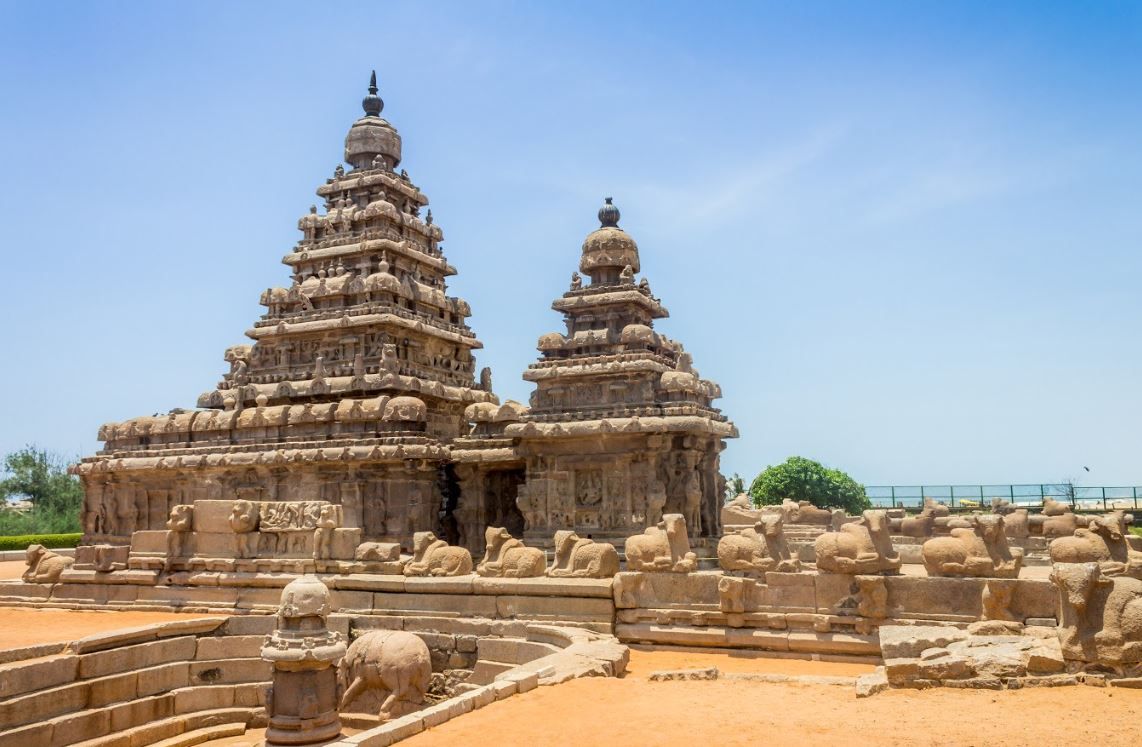 Temples du rivage, Mahäbalipuram - Inde