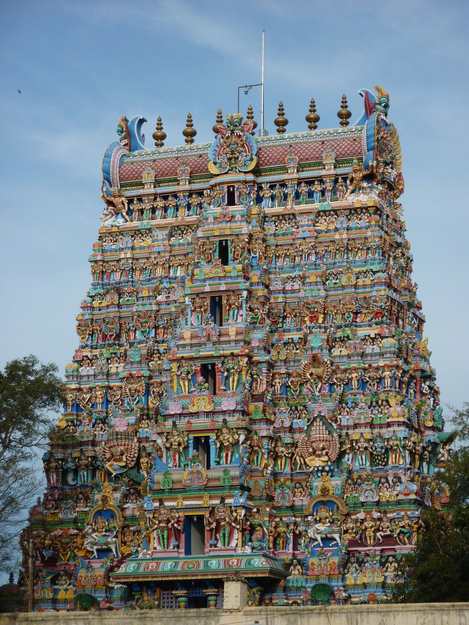 Porte du temple Minakshi, Maduraï - Inde ©Intermèdes