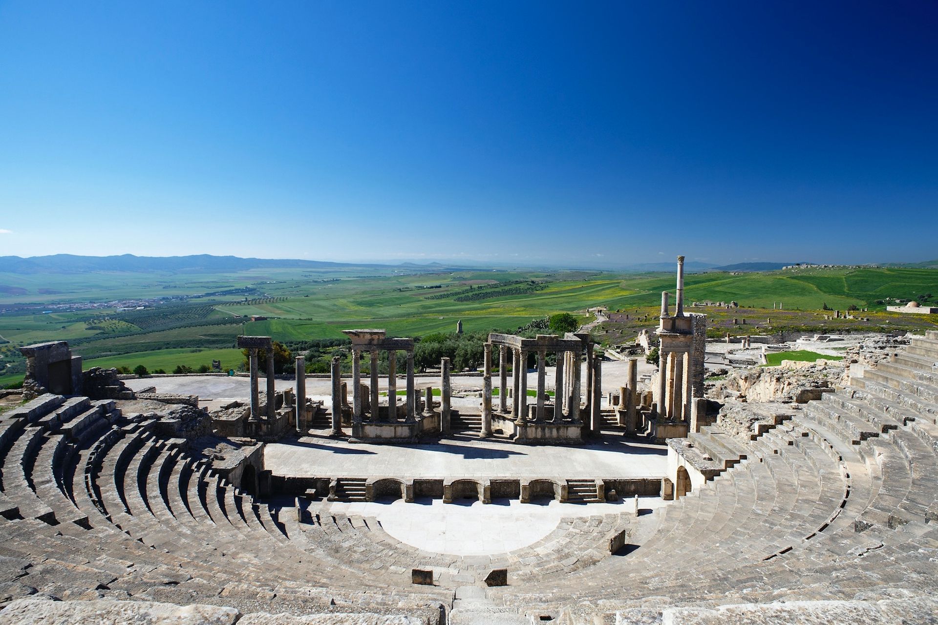 Amphithéâtre, Dougga - Tunisie