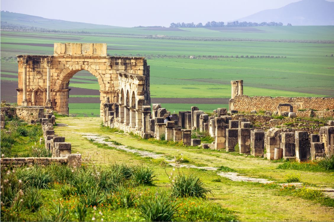Ruines Volubilis au Maroc