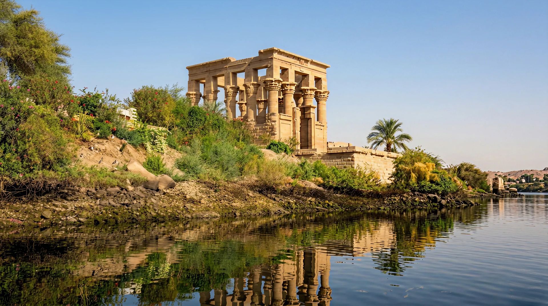 Kiosque de Trajan à Philae, Assouan - Egypte