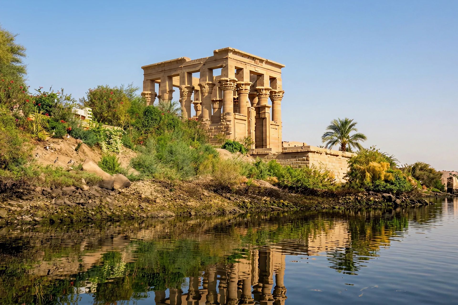 Kiosque de Trajan à Philae, Assouan - Egypte