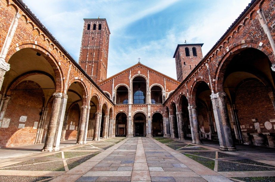 L'église Sant’Ambrogio, Milan - Italie