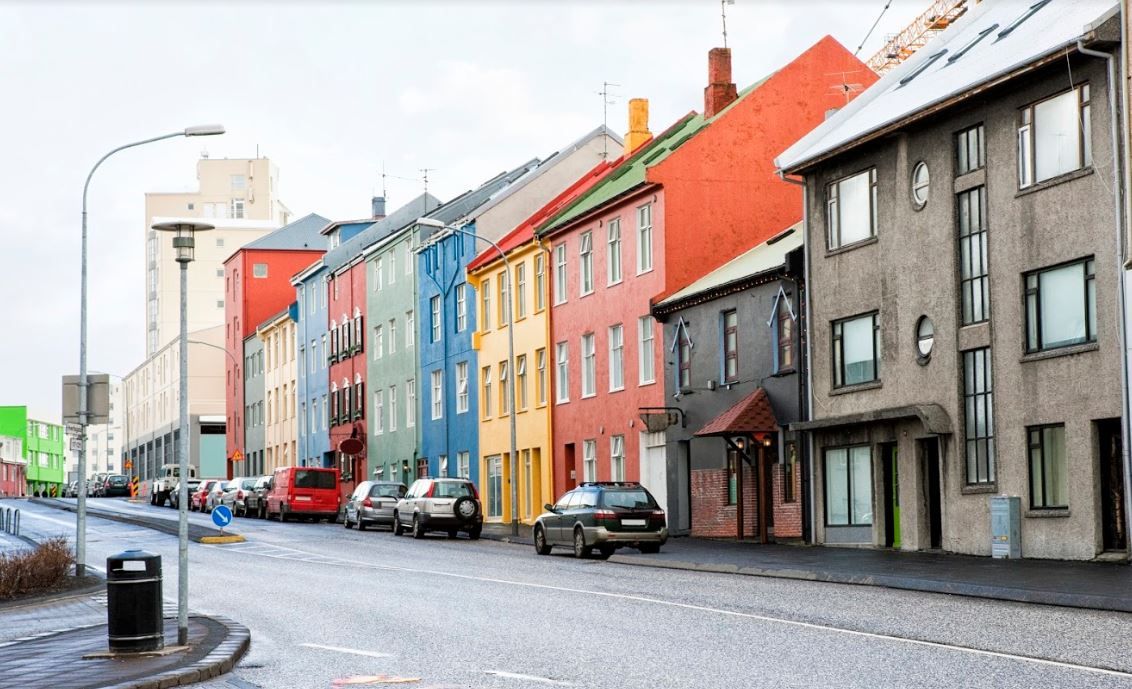 Rue de Reyjaik - Islande