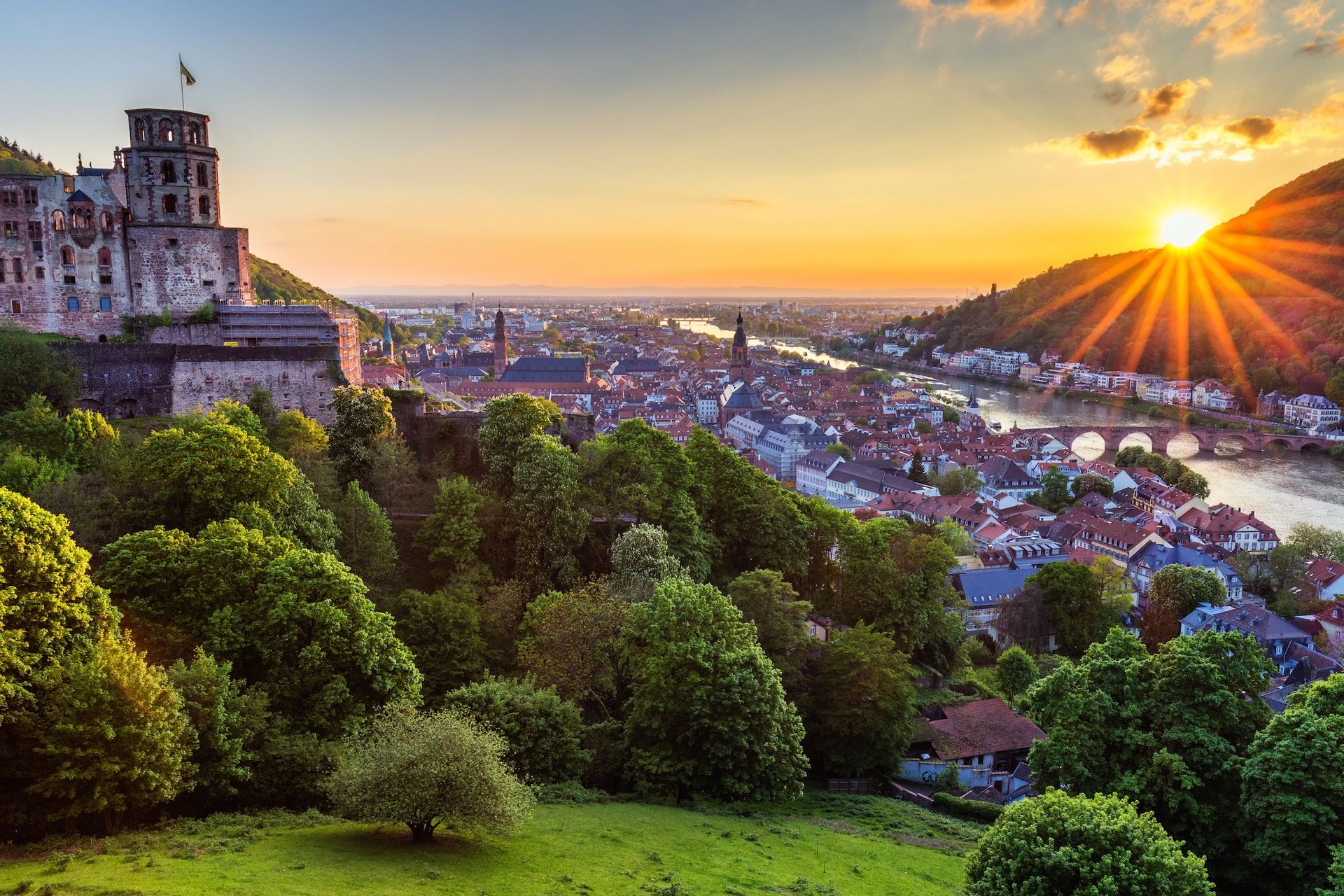 Ville médiévale, Heidelberg - Allemagne