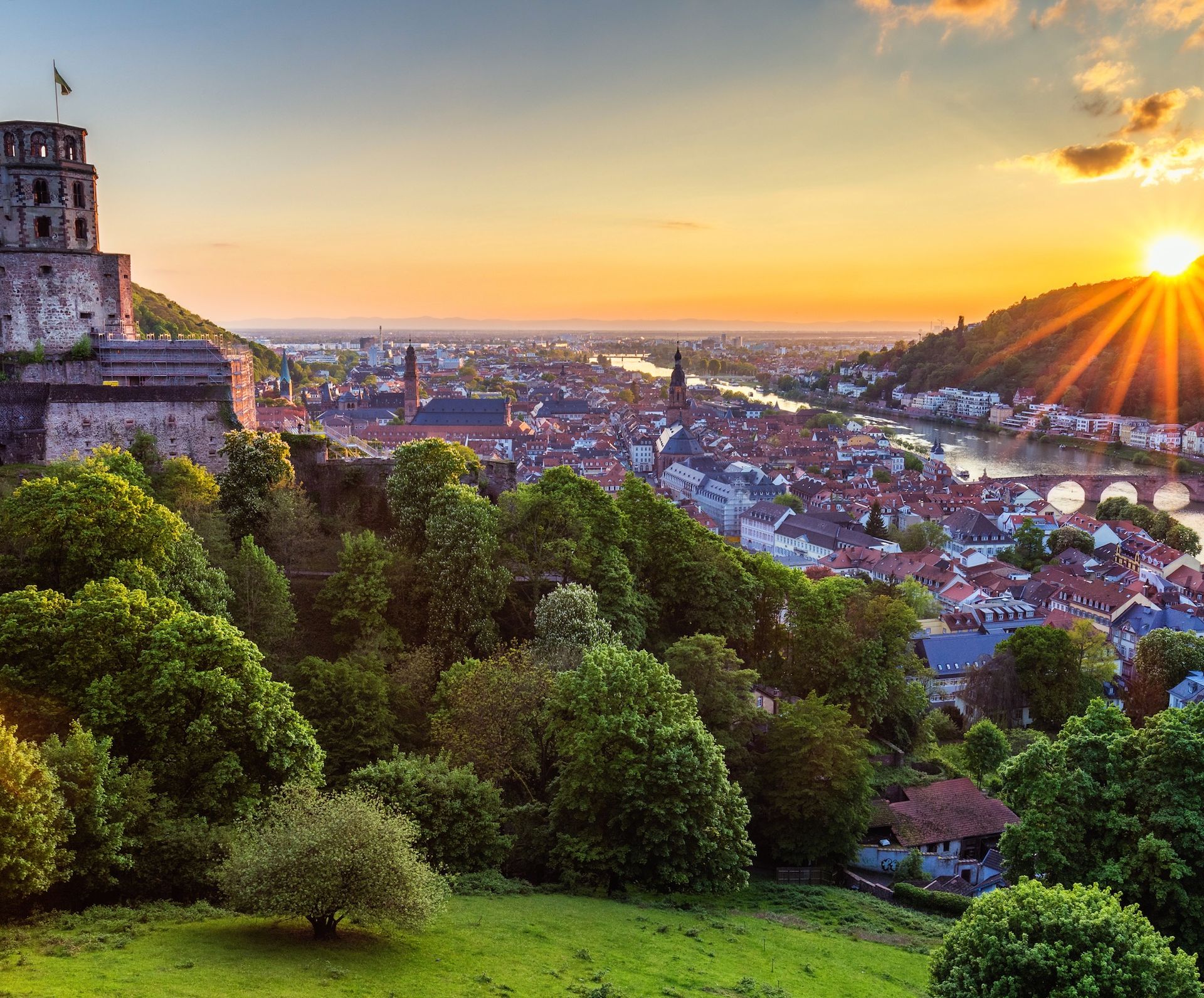 Ville médiévale, Heidelberg - Allemagne