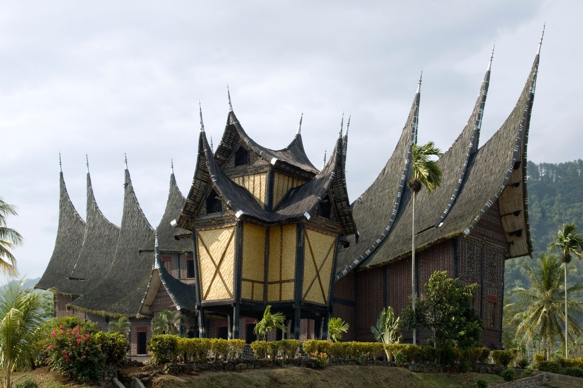 Maison Minangkabau - Sumatra - Indonésie