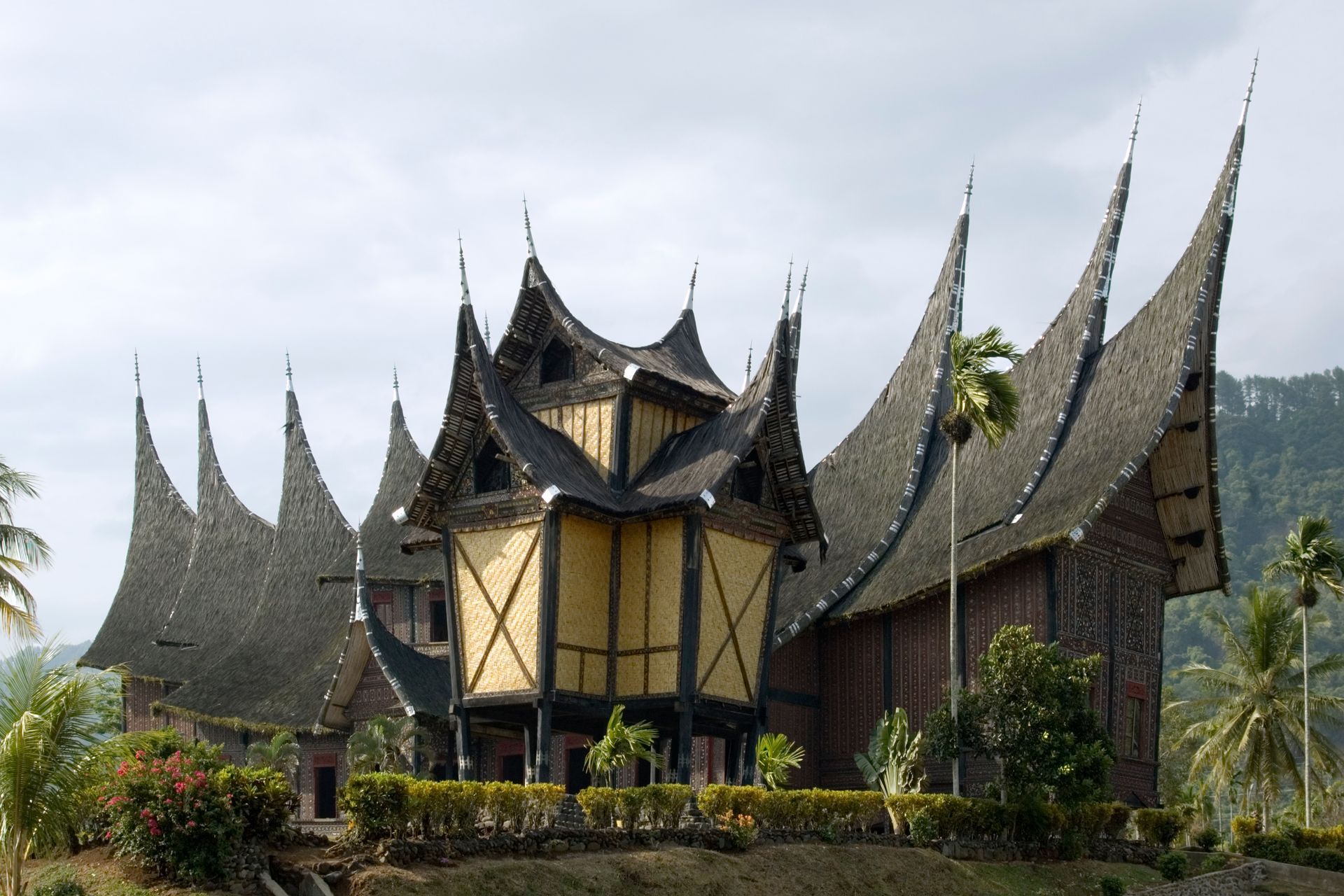 Maison Minangkabau - Sumatra - Indonésie