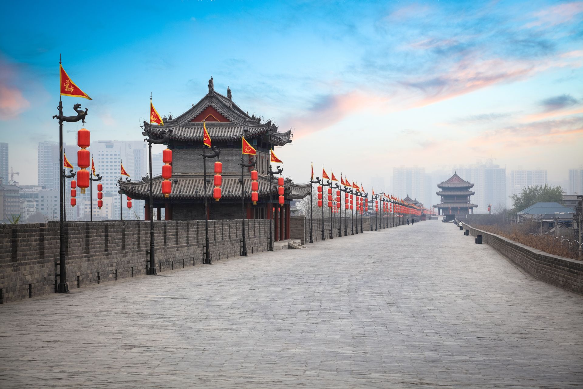 Ancienne muraille de la ville, XiAn - Chine ©iStock