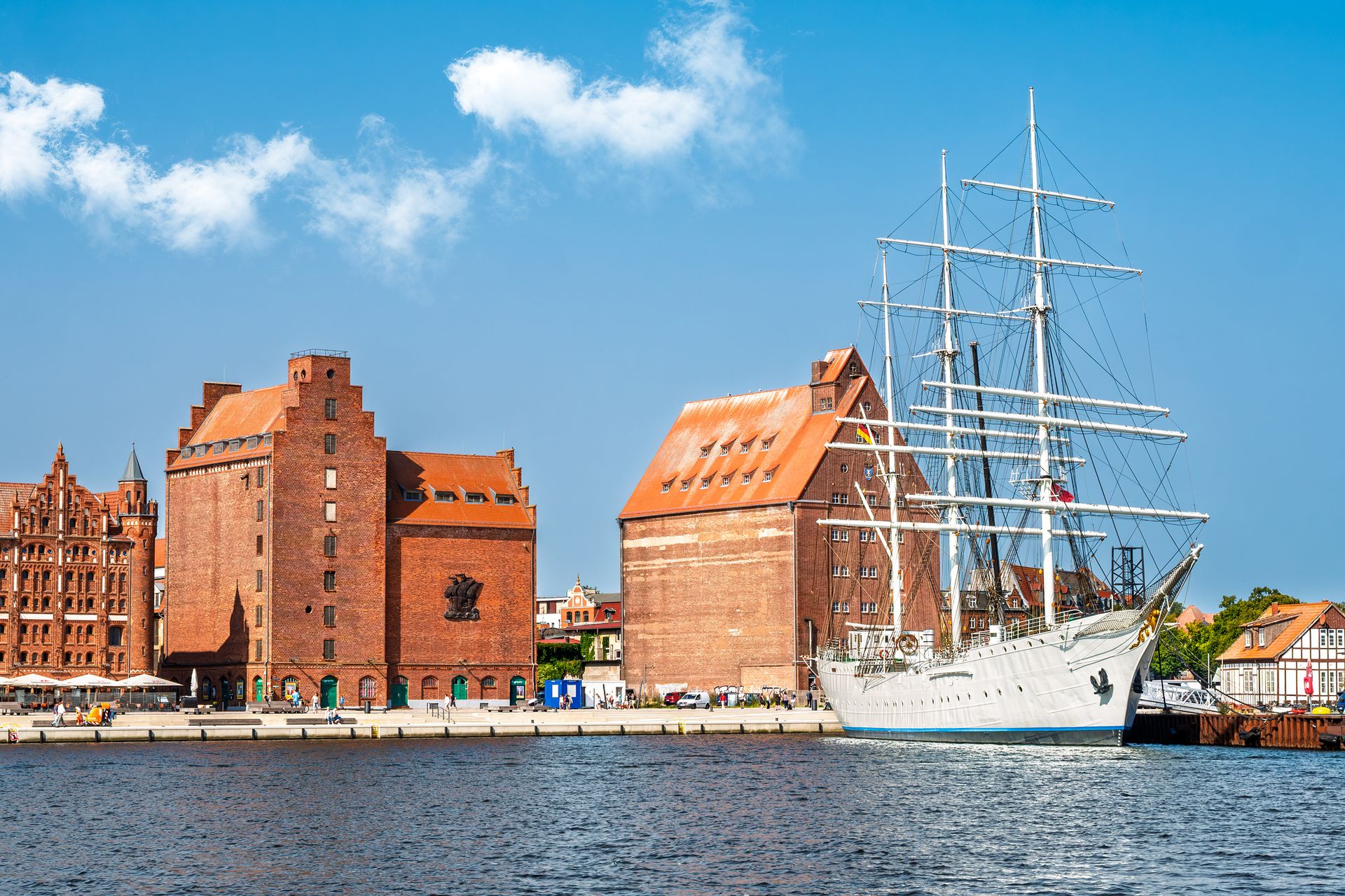 Stralsund avec les anciens entrepôts