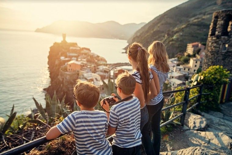 Vernazza en famille, Cinque Terre - Italie