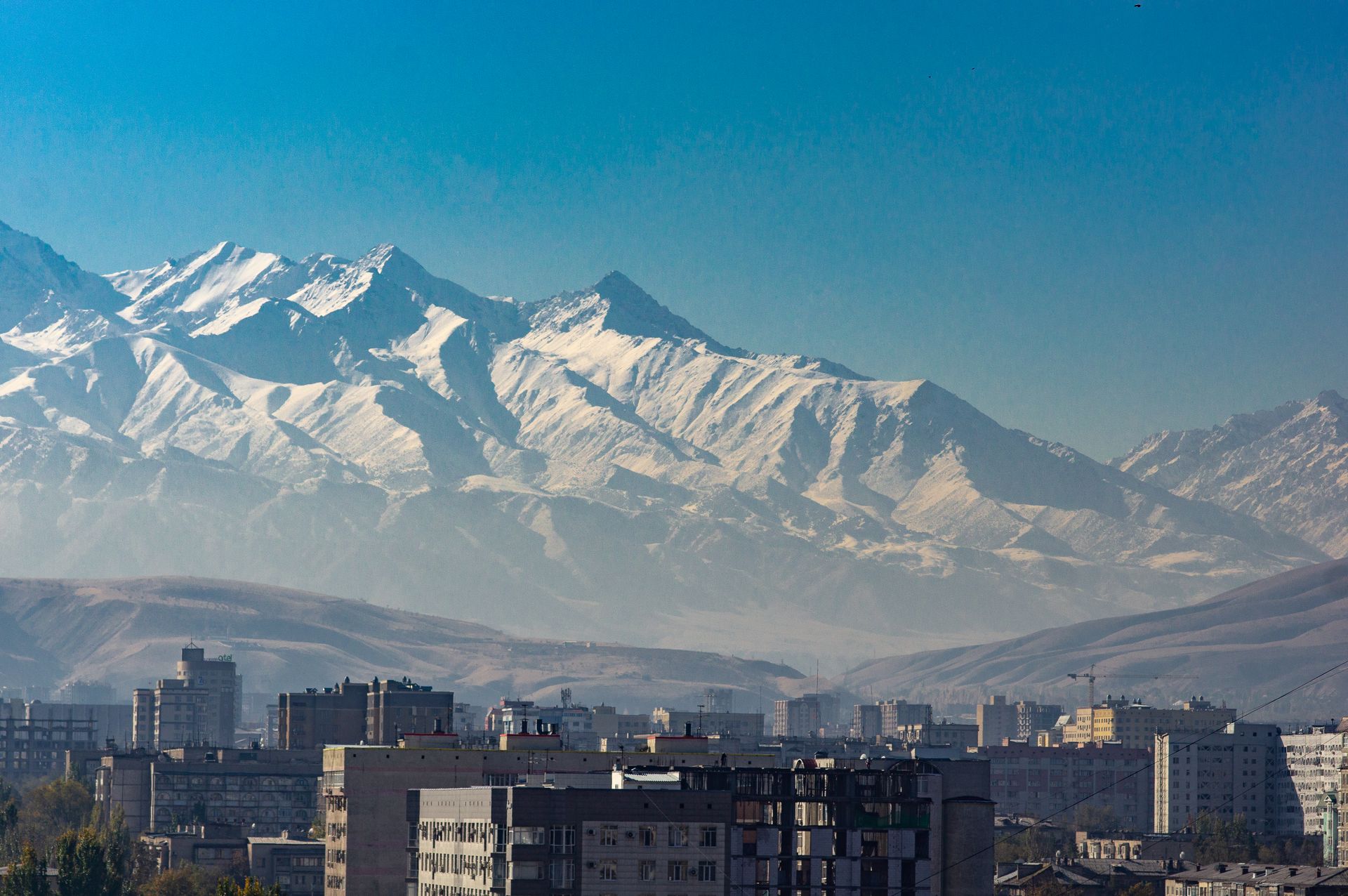 Vue de la capitale, Bichkek
