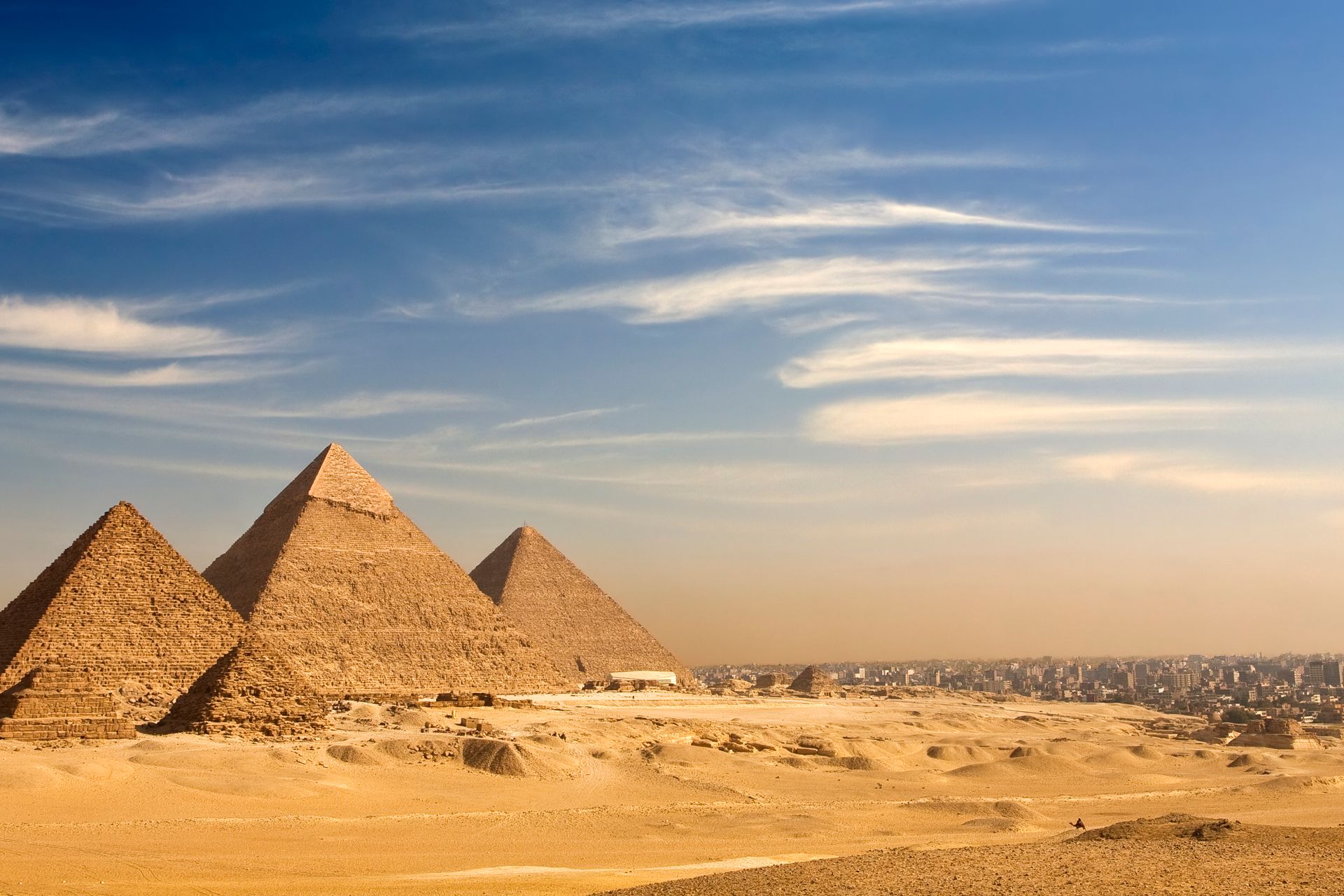 Les pyramides de Gizeh - Égypte ©iStock