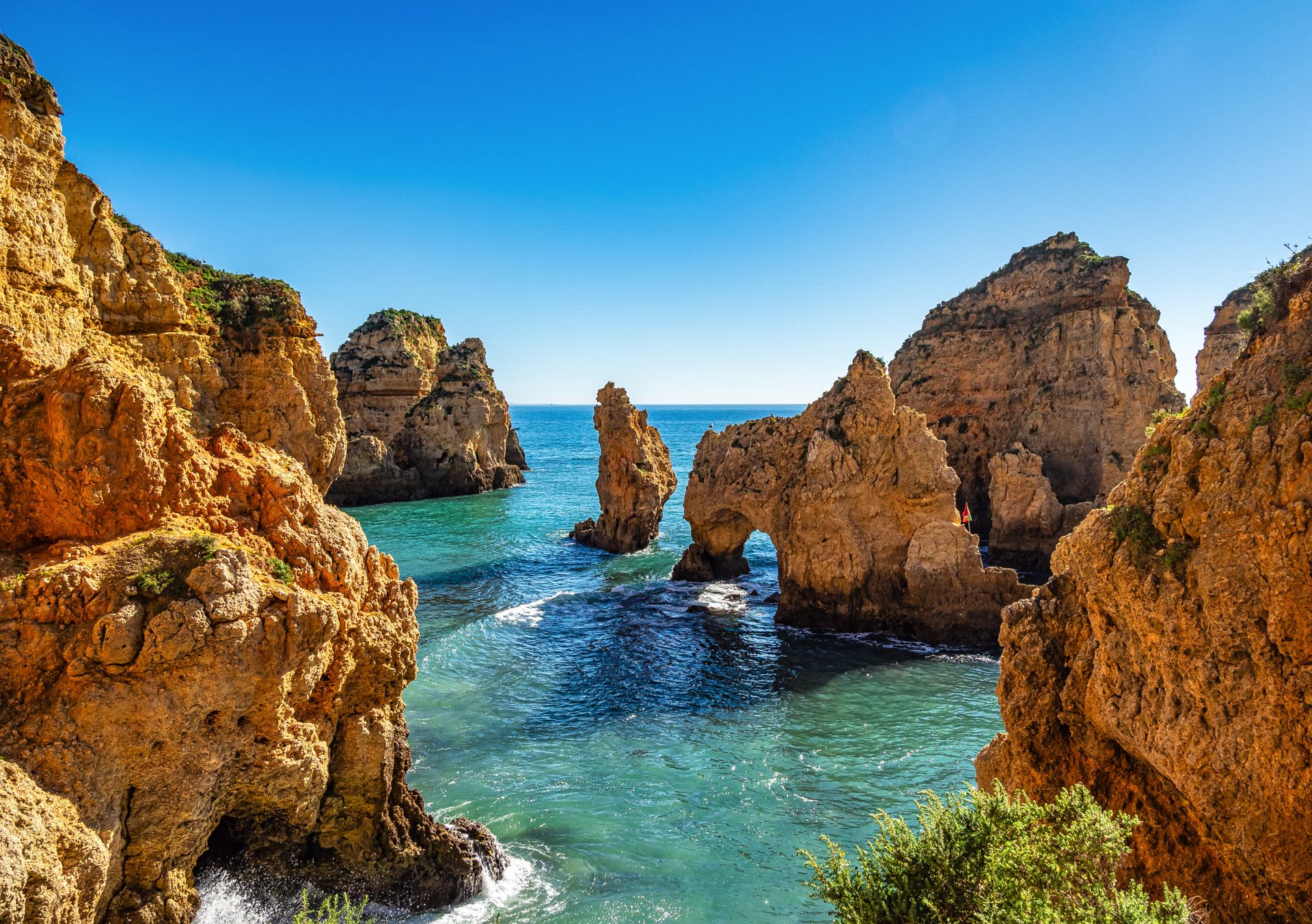 Le formations rocheuses de la Ponta da Piedade