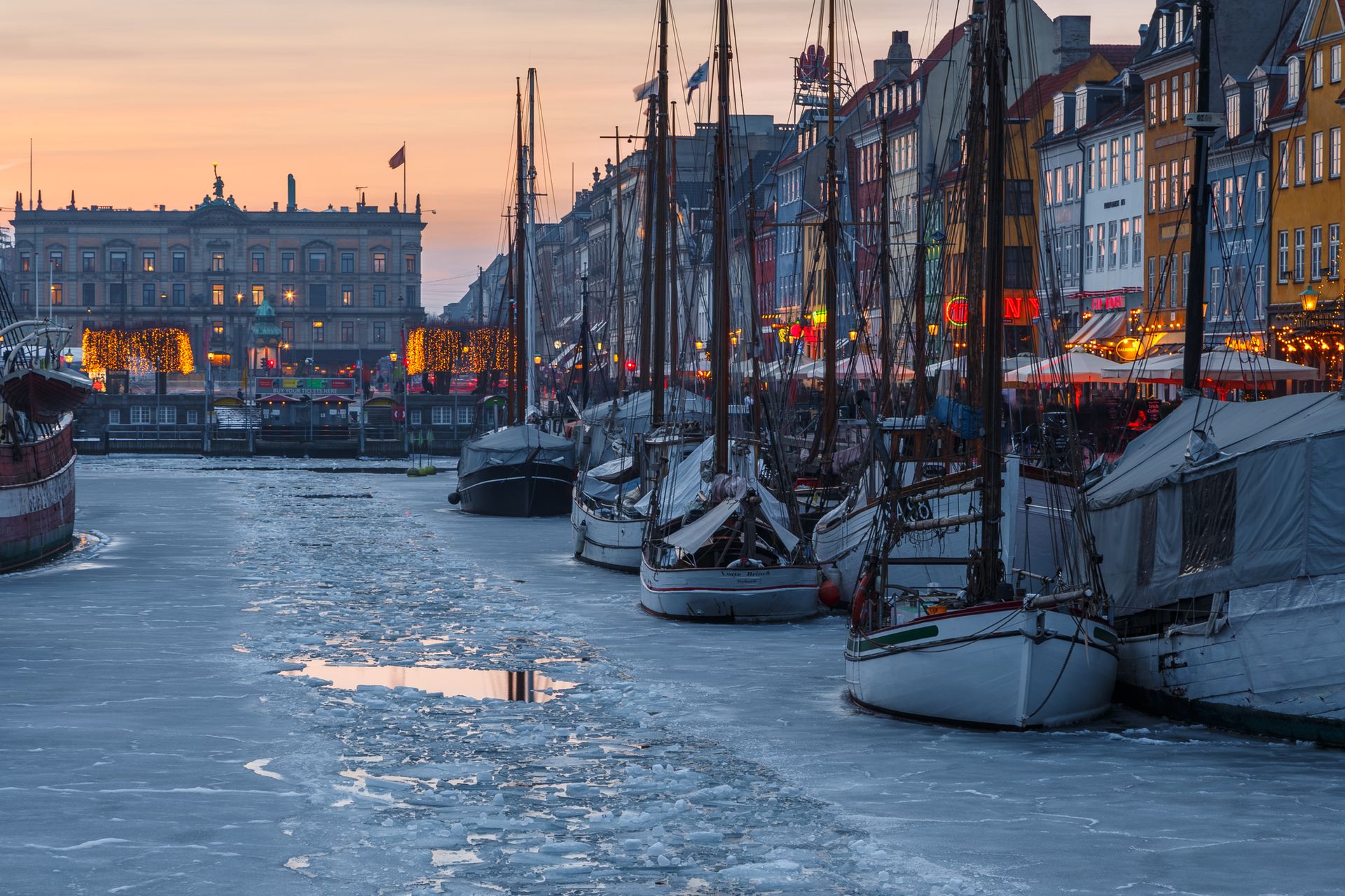 Nyhavn en hiver