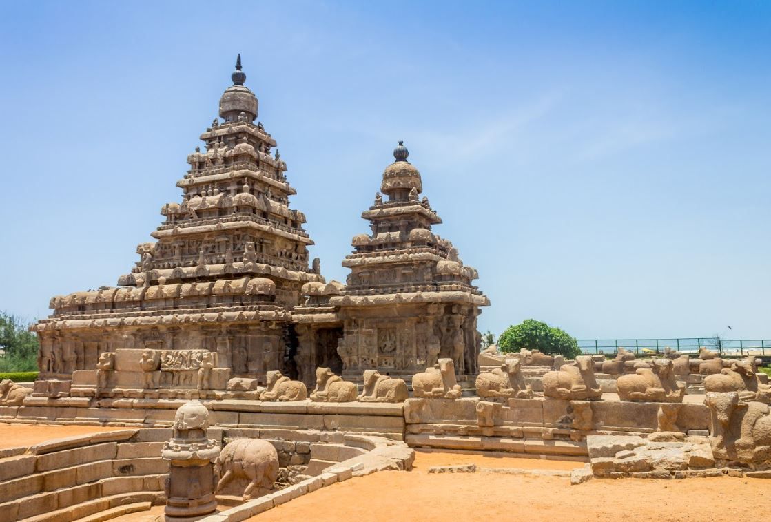 Temple du rivage, Mahabalipuram - Inde