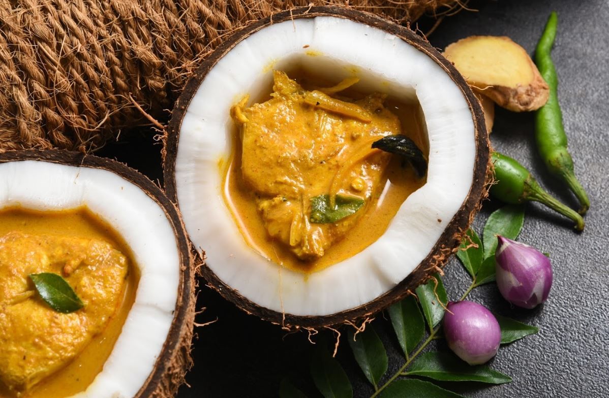 Curry de poisson au lait de coco - Inde