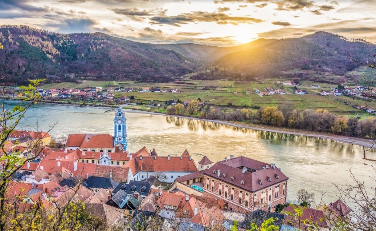 Dürnstein et le Danube - Autriche