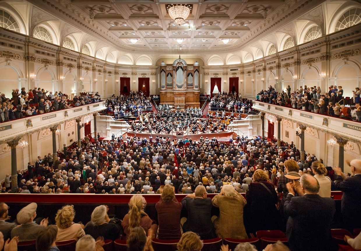 Hall principal du Concertgebouw, Amsterdam - Hollande © Hans Roggen