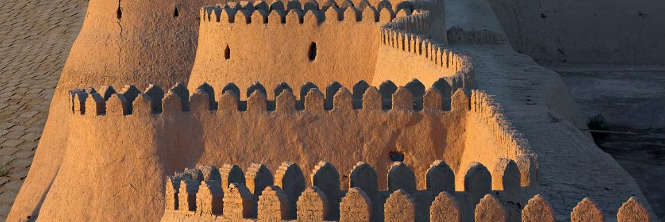 Remparts de la vieille ville de Khiva - Ouzbékistan