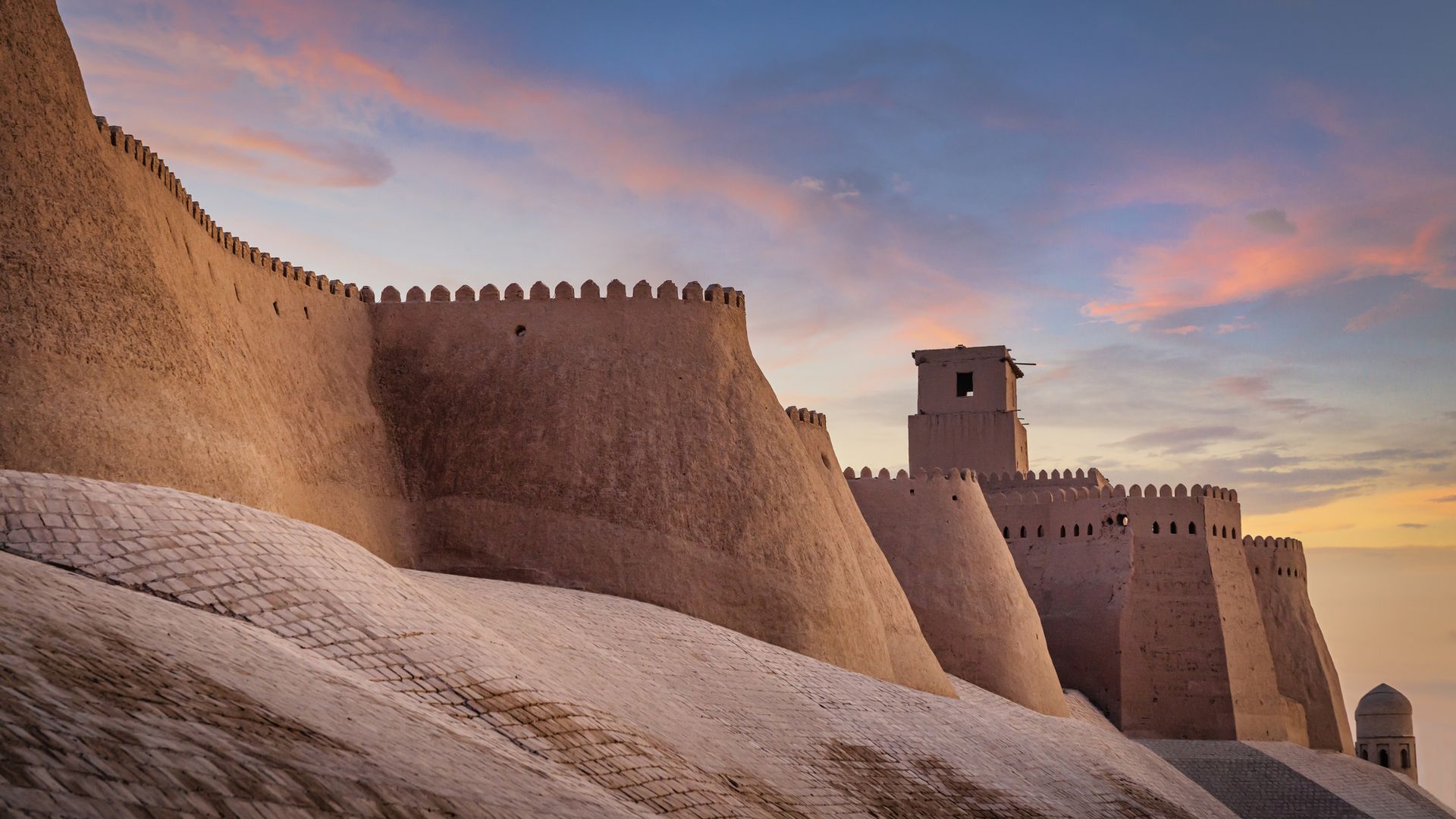 Remparts de la vieille ville de Khiva - Ouzbékistan