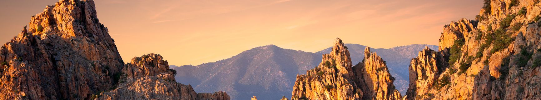 Route calanques de Piana, Corse, France