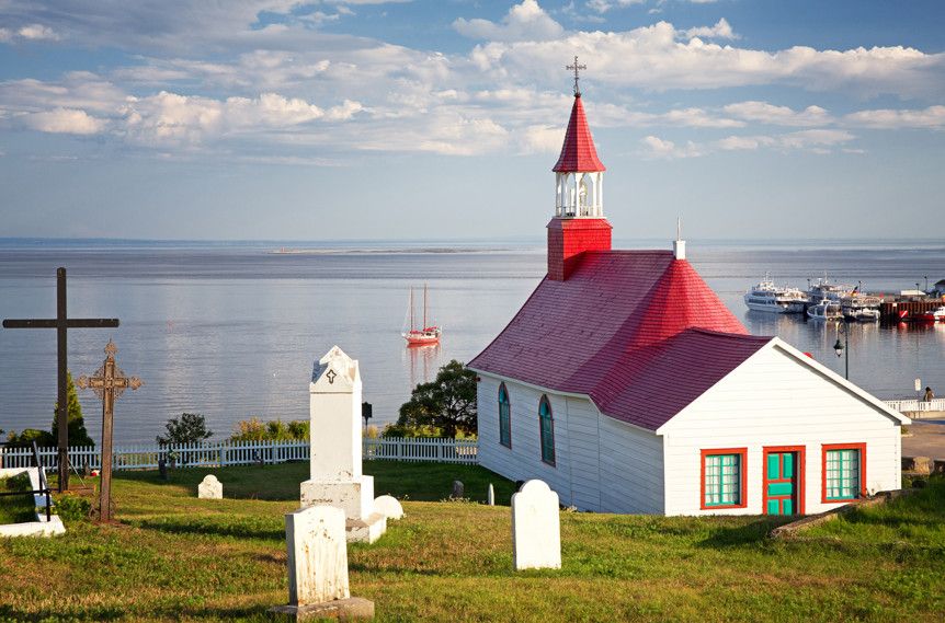 Tadoussac et panorama sur le Saint-Laurent