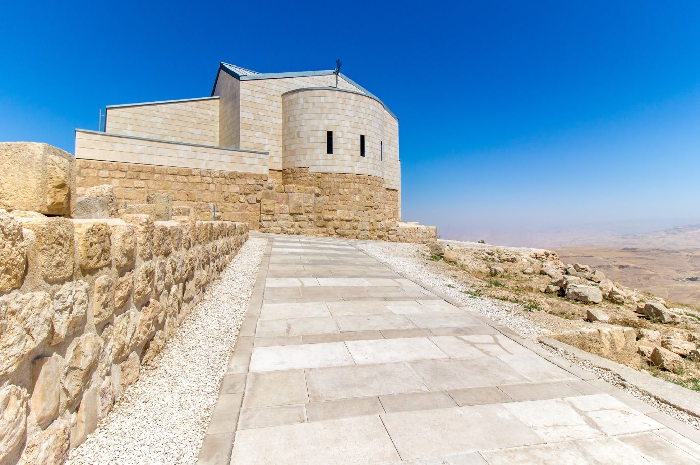 Mémorial de Moise depuis le Mont Nebo - Jordanie