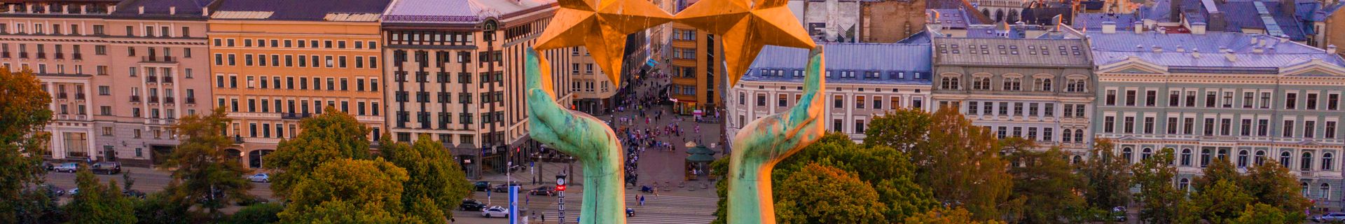 Statue de la Liberté Milda à Riga