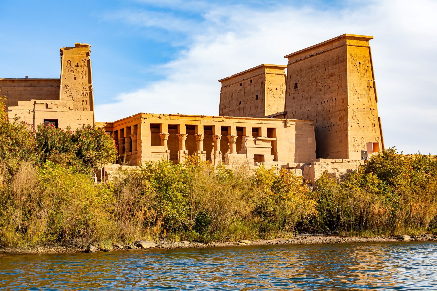 Le temple d'Isis sur le lac Nasser