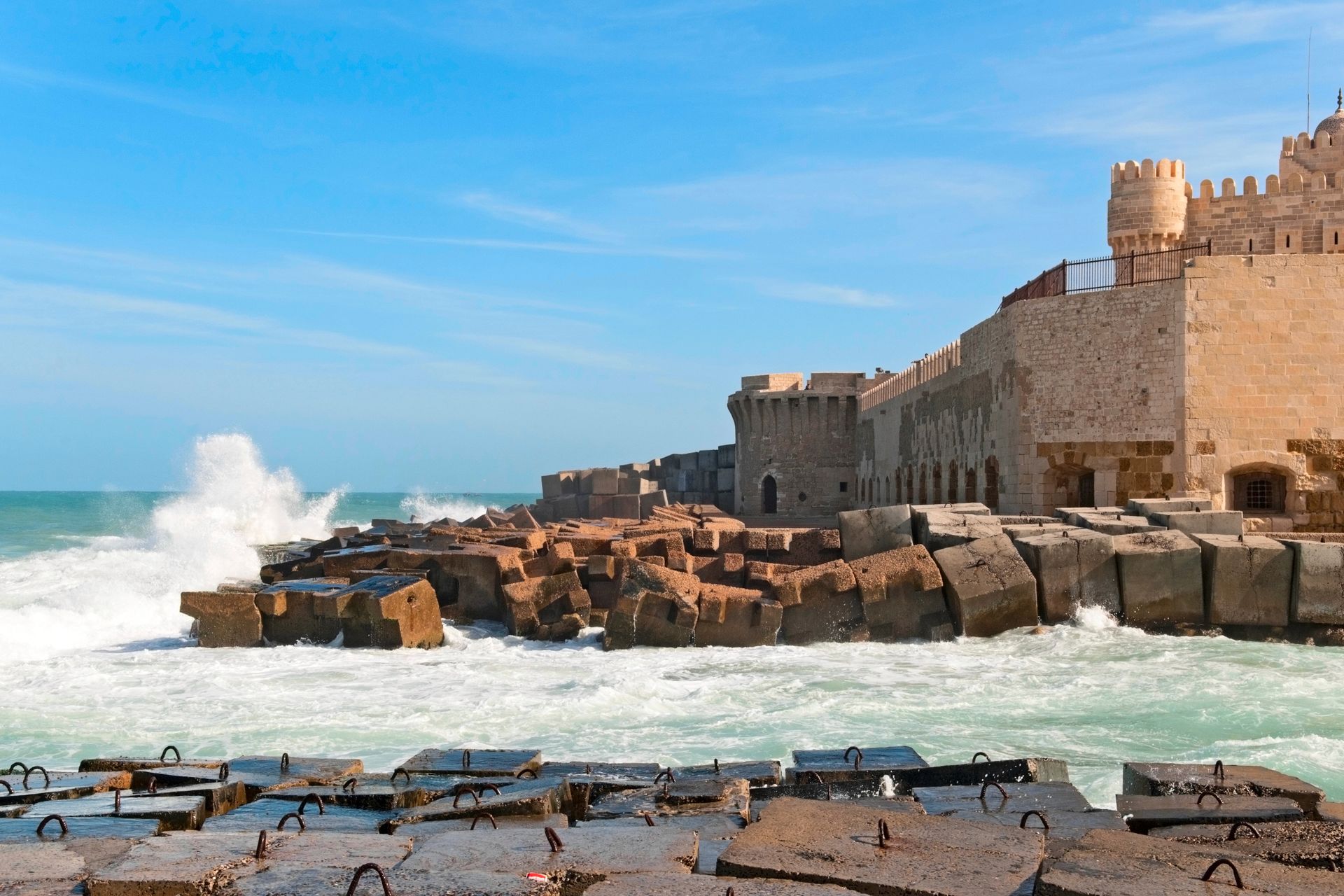 La côte d'Alexandrie - Egypte