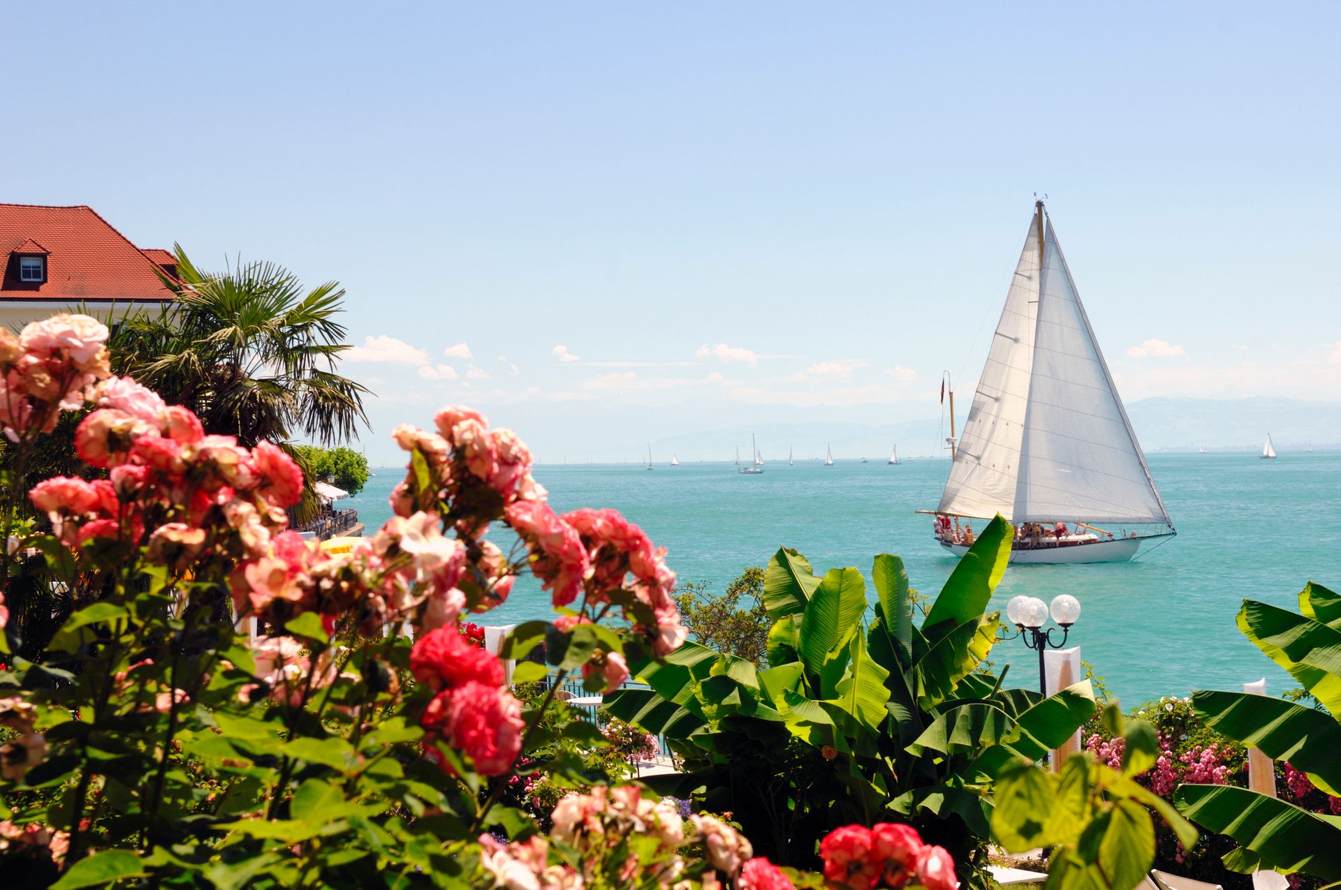 Vue sur le lac de constance