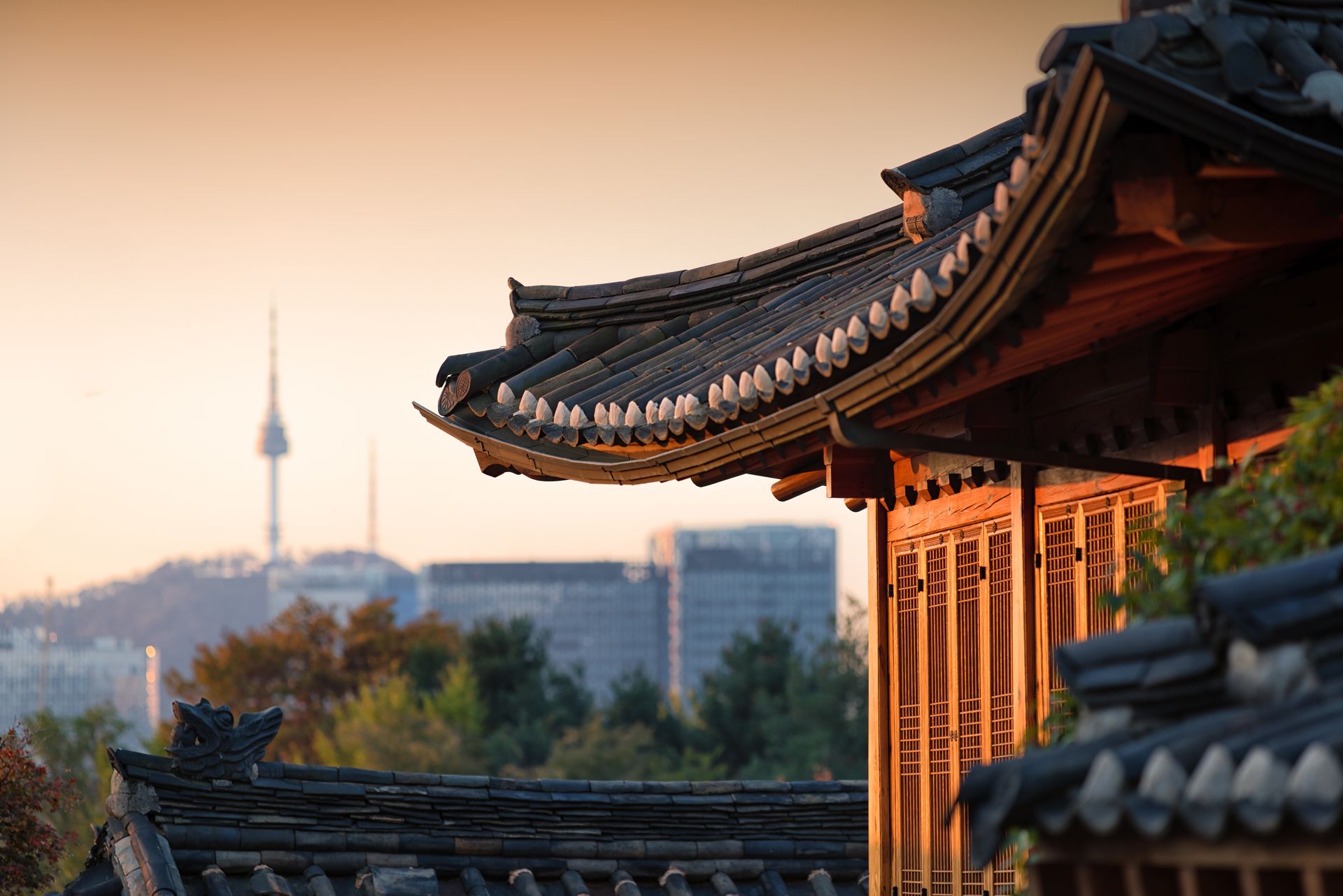 Quartier des hanok, à Séoul
