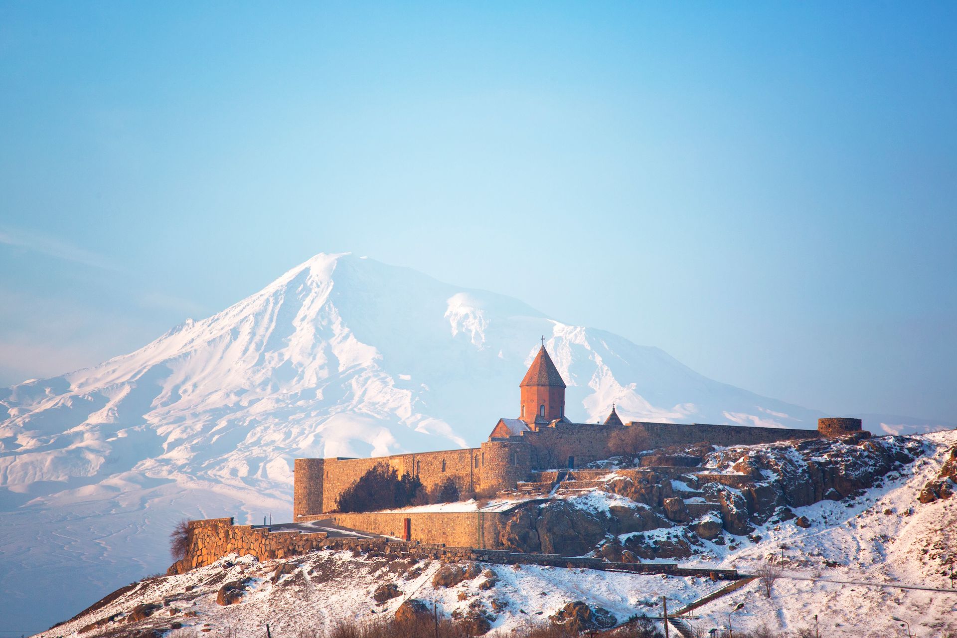 Khor Virap en hiver - Arménie