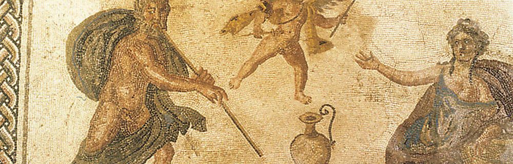 Mosaïque de Poséïdon et Amymone, Maison de Dionysos, Paphos - Chypre