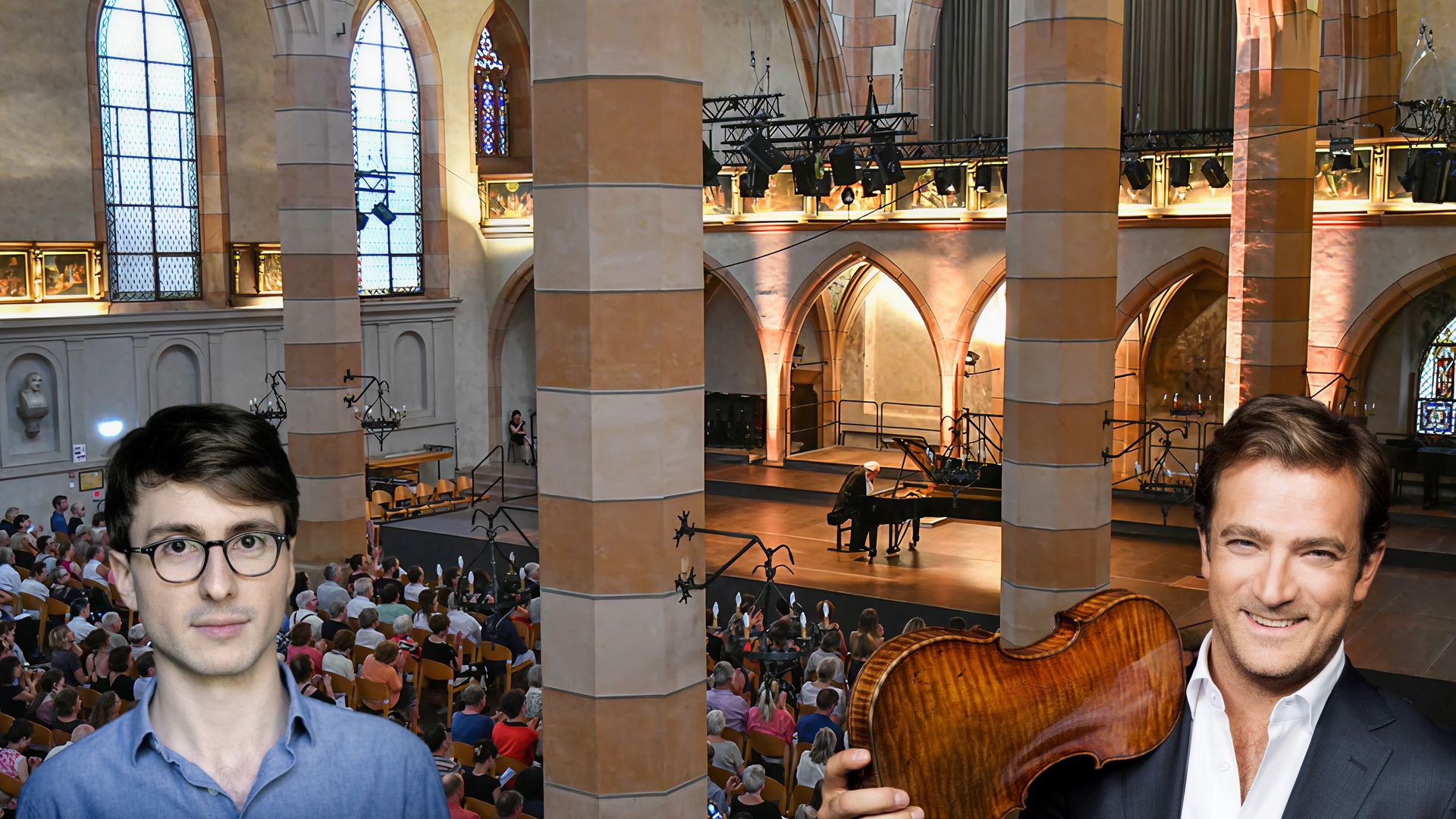 Guillaume Bellom et Renaud Capuçon - crédits Jean-Baptiste Millot et Simon Bowler